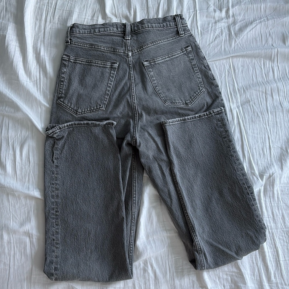 A&F curve love straight jeans